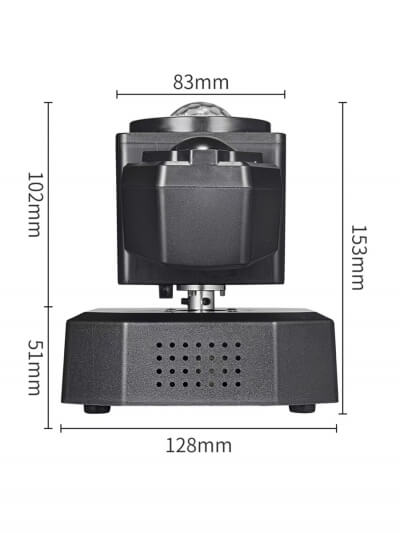 Лазерный проектор/светомузыка Beatix с пультом управления-5