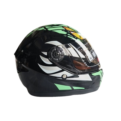 Детский мотошлем защитный с визором Kindheit, размер XS-1